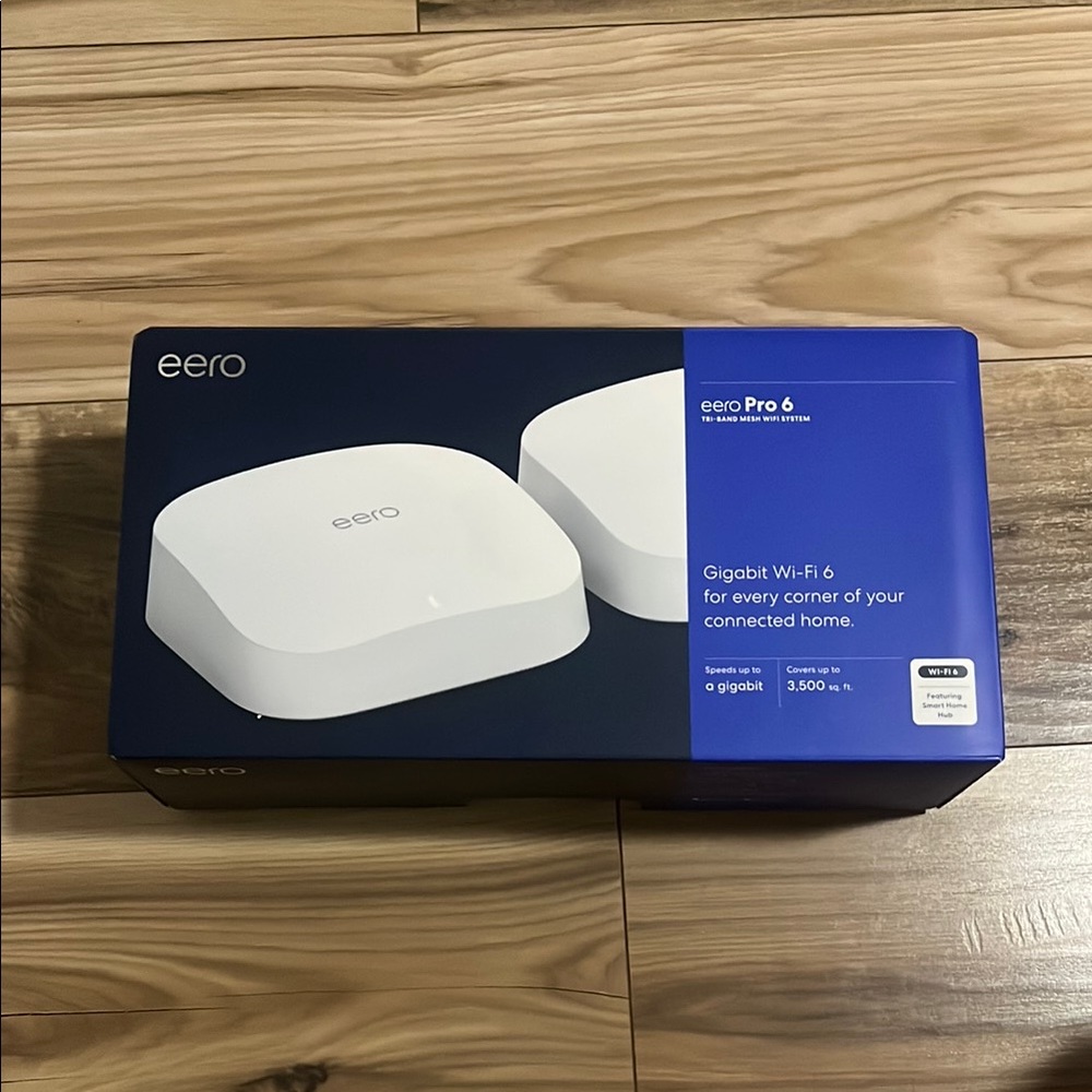 eero Pro 6 White Mesh Wi-Fi System but missing cables